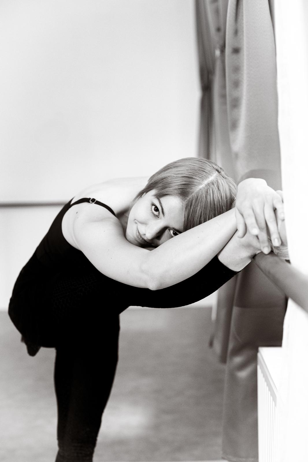 portrait of Ágnes Nagy dance teacher